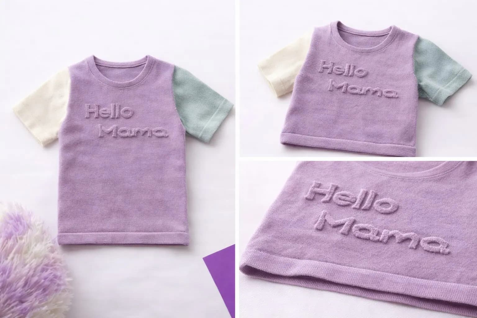 Dusty Pink Contrast Trim Kids Cotton Polo