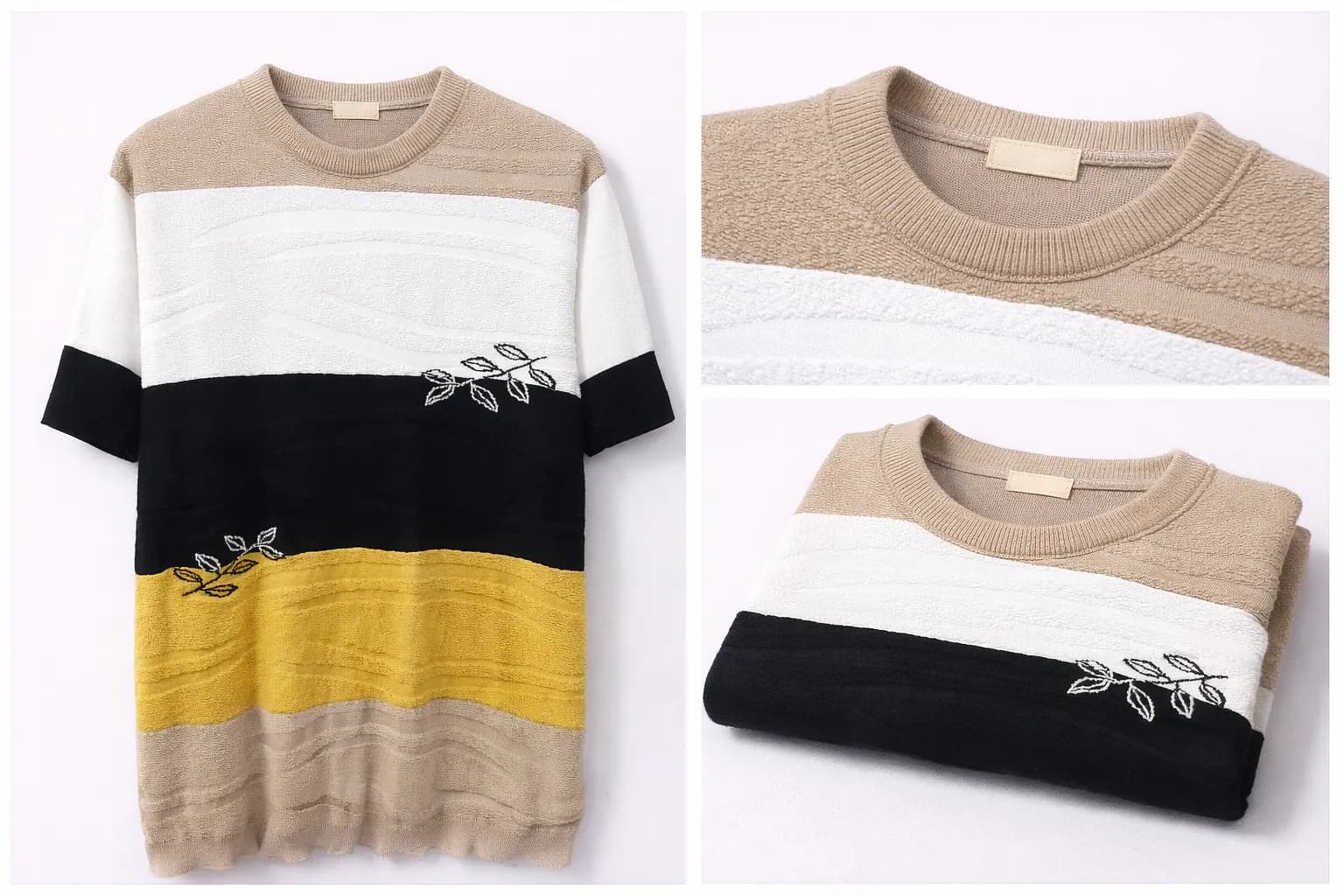 Dusty Pink Contour Cotton Knit Top